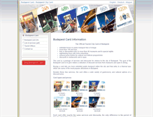 Tablet Screenshot of budapestcitycard.com